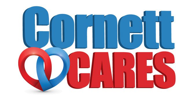 Cornett Cares program logo