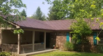 Metal Shake roof panels on Greenwood Indiana home