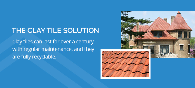 clay roofing tile solution graphic