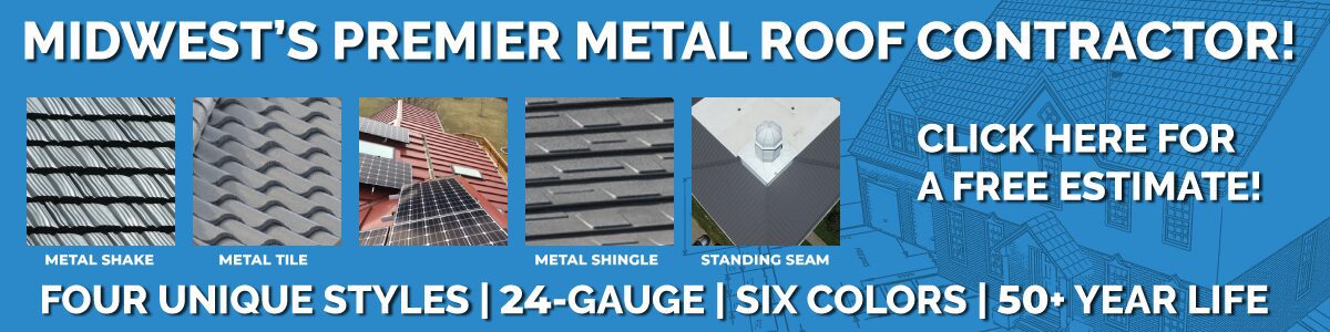 Metal roofing free estimate header collage