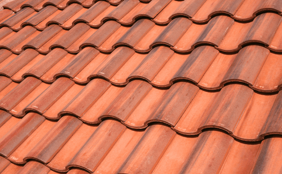 reddish orange roofing tiles