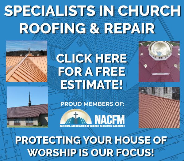 Church roofing experts header