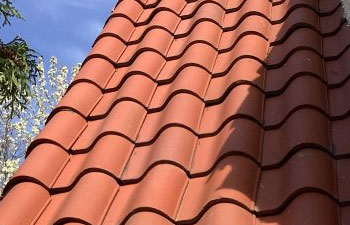 clay tile installation