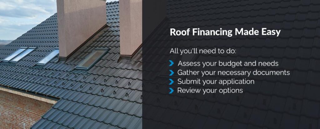 roof financing made easy graphic