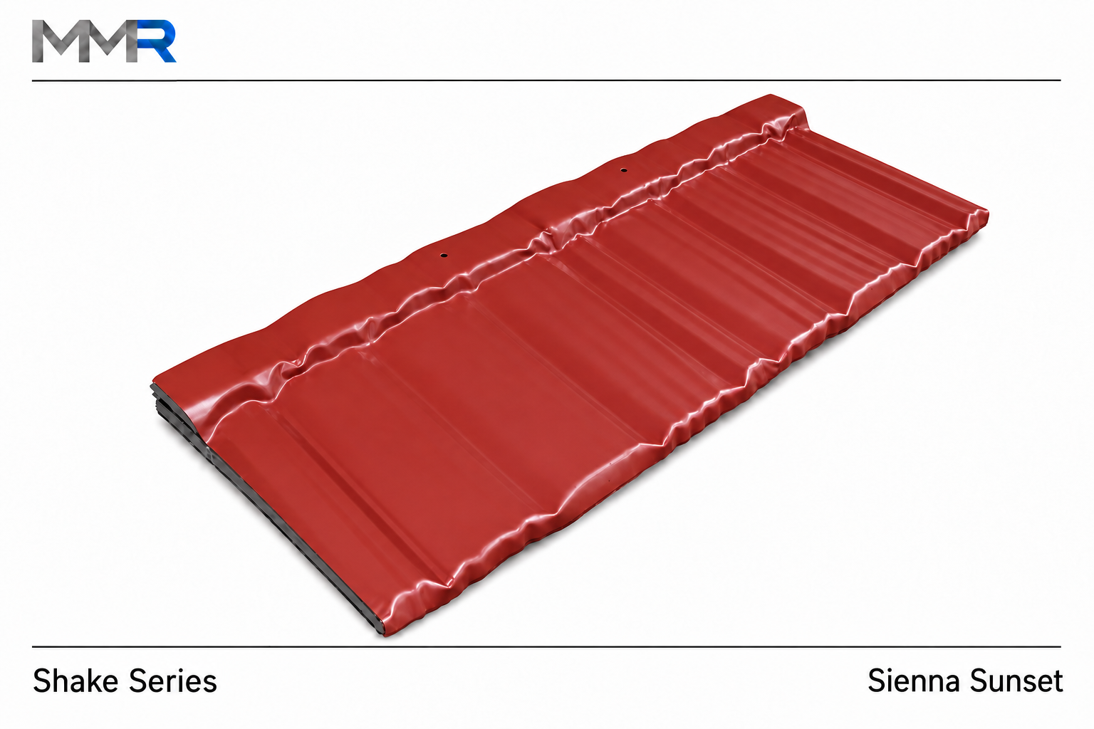 Sienna Sunset shake roofing panel